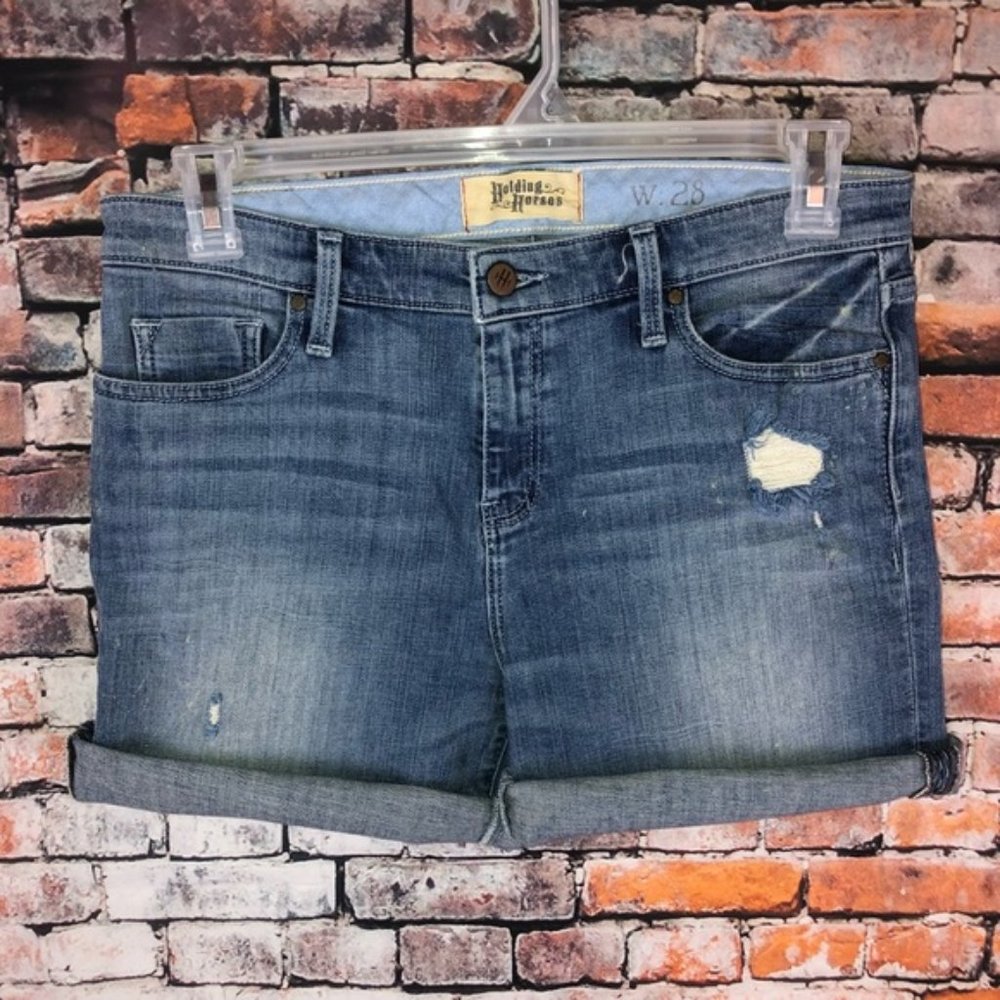 Anthropologie Holding Horses jean shorts sz 28